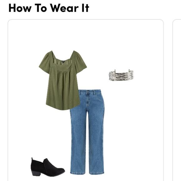 Torrid Olivine Crinkle Chiffon Flutter Sleeve Top - Picture 7 of 9